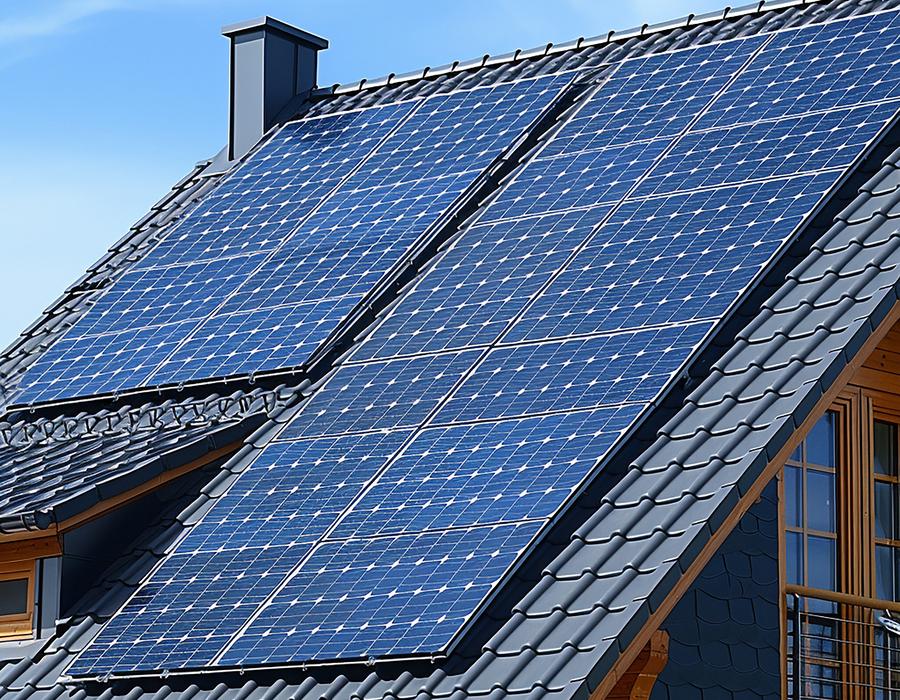 People holding solar panel